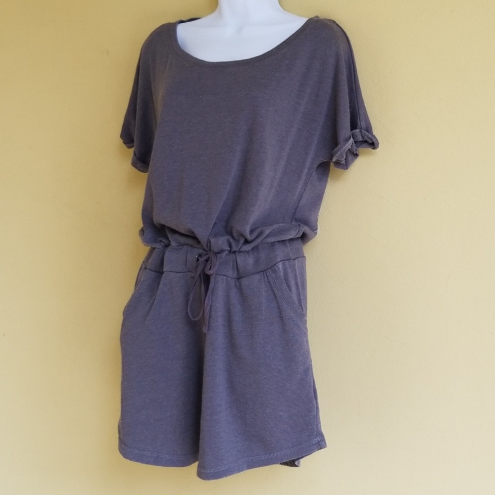 🚫SOLD🚫 Dalia Gray Drawstring Jersey Dress